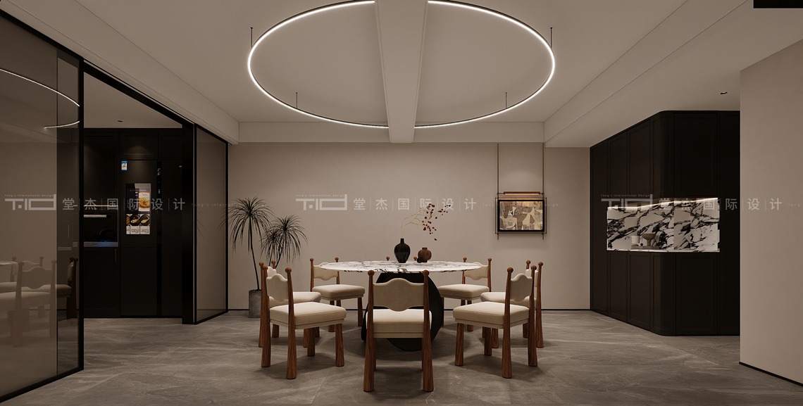 中古风-建发玖里湾-叠墅-260平-装修效果图
